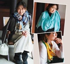 年末年始の前に欲しい！【チアフル巻き物】で40代のマンネリ真冬コーデが一気に華やぐ！