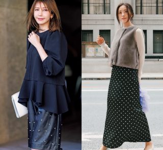 モノトーンでも上品に映える！年末年始の【お呼ばれ正解コーデ】〈5選〉