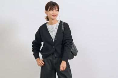 【ユニクロ】大人の〈黒名品〉が使える！オシャレに差がつくコーデ3選