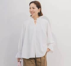 40代のGUマストハブ!1枚でもレイヤードでも使えるシャツ&ブラウスコーデ〈3選〉