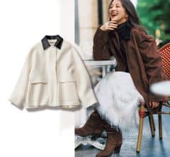 40代の「きれいめ甘カジュアル」にぴったりな【襟つきアウター】3選