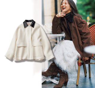 40代の「きれいめ甘カジュアル」にぴったりな【襟つきアウター】３選