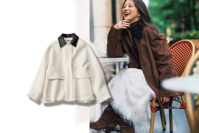 40代の「きれいめ甘カジュアル」にぴったりな【襟つきアウター】３選