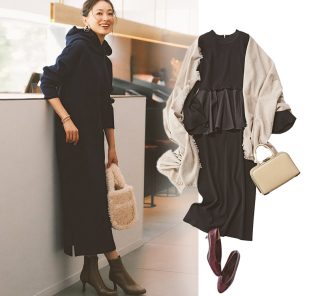 帰省にもぴったり！【らくちんワンピース】で叶う、40代の上品カジュアル〈５選〉