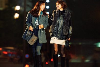 40代、最高の“おめかし冬コーデ”は「ショート丈スカート×ロングブーツ」でモチベが上がる！