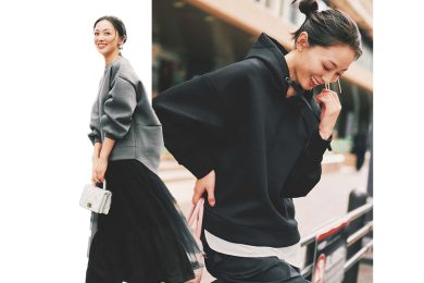 楽ちんも素敵も叶う！「キレイめスウェットコーデ」が年末年始に大正解〈6選〉