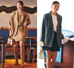 チームSTORYでもかぶった!甘派の最旬コーデは「ジャケット×ミニスカ」でした