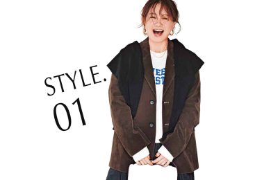 冬カジュアルの脱マンネリに【黒ストールの３段活用】トレンドの“巻き方”、これがお手本！