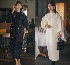 STORYスタッフが忘年会で被った【上品映えワンピ】はどこのブランド?