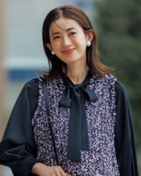 多スクな学校DAYも【ツイードパンツセットアップ】ならうまくいく!