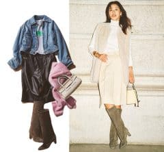 やっぱり素敵!【ロングブーツ】コーデ5選。大人はスカートより「ハンパ丈パンツ」が大正解