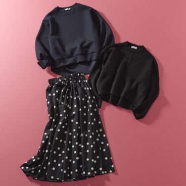 「シーンを選ばない、ほぼクロ服」を計６様にプレゼントします！