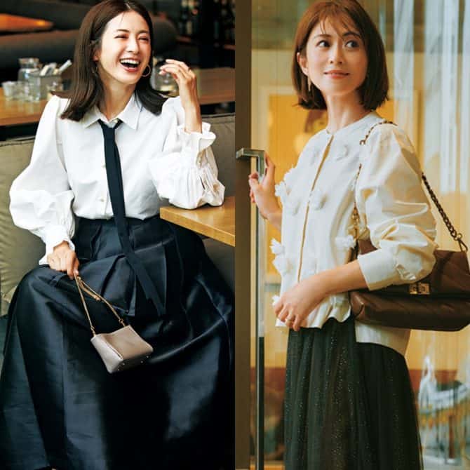 卒入式だけじゃもったいない！40代が本当に使える「きれいめブラウス」6選