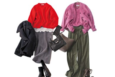 洒落見えする今年の「トレンドカラー」だけ！40代の【カラーニット】コーデ５選