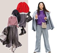 “いつもの色しか着ない”40代にも◎モノトーンに上品になじむ「キレイ色」４選