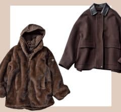 冬後半のアウターは「ブラウン」で“女っぽいカジュアル”にシフト！最旬５選