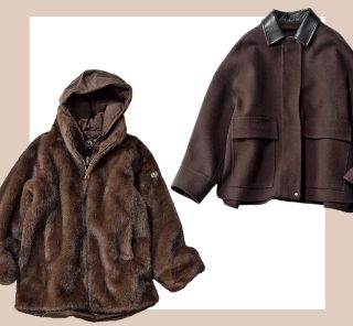 冬後半のアウターは「ブラウン」で“女っぽいカジュアル”にシフト！最旬５選