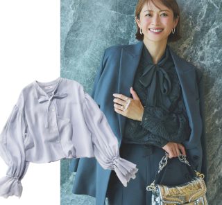 40代の卒入学式スタイル、「ブラウス派」の正解コーデ３選