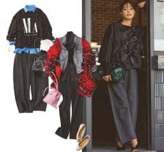 【40代デニムコーデ】今年は上品にあか抜ける「ブラックデニム」が主戦力！3選