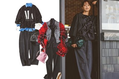 【40代デニムコーデ】今年は上品にあか抜ける「ブラックデニム」が主戦力！3選