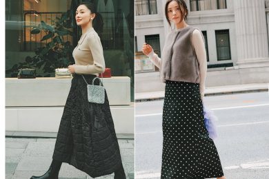 防寒はマストだけど華やぎたい！【最旬ロングスカート】コーデ〈5選〉