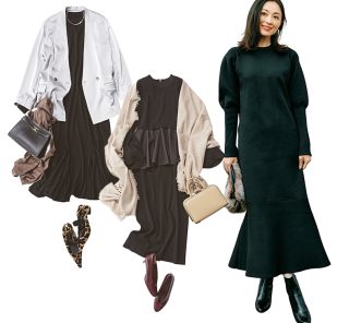 【黒ワンピコーデ】オシャレしたい日もラクしたい日も、これ1着！〈４選〉