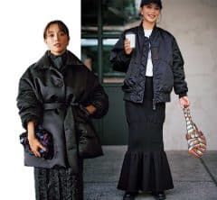 どんなコーデにも似合って洒落る!【着映える黒アウター】3選