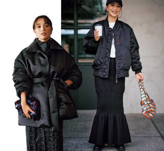 どんなコーデにも似合って洒落る！【着映える黒アウター】３選