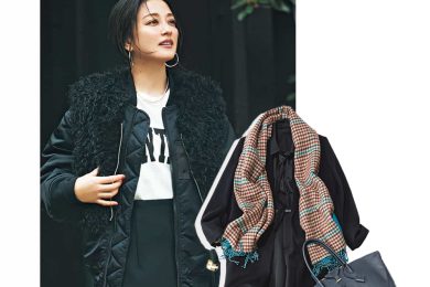 飽きるのはまだ早い！「黒アウター」が着映えるアレンジコーデ５選