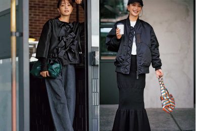 「なんか地味？」にならないコツ。40代の【今どき黒コーデ】正解５選