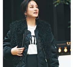 冬後半、「黒アウター」はジレを重ねてイメチェン！40代の成功例〈３選〉