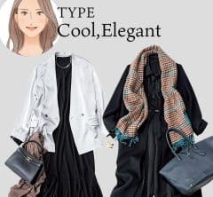 【顔タイプ診断別】“クール系フェイス”の40代が似合うコーデ・避けたいコーデ