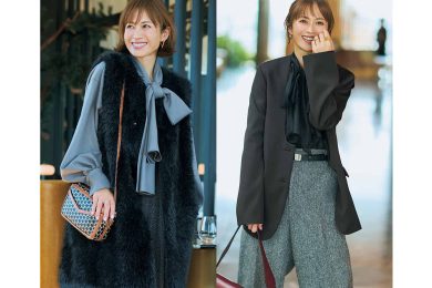 今年のブラウスのトレンドは【リボンタイ】。ハレの日もカジュアルも、冬も春も大活躍！