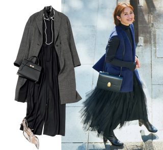 【40代通勤コーデ】目が回りそうな繁忙期は「シゴデキな黒コーデ」で失敗なく乗り切る！