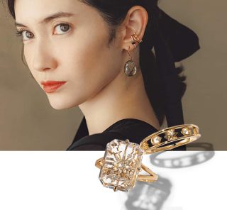 40代の「黒コーデがギラついて見える」問題は、【透け感ジュエリー】で解決！