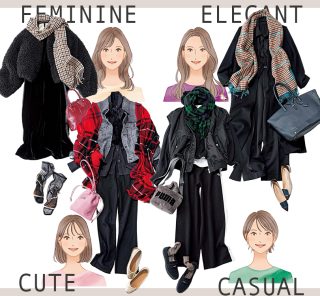 冬後半のマンネリを救う【柄ストール】は、「顔タイプ診断」で最適カラーを選ぶ！