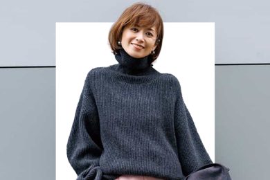 いま40代に“膝下丈”パンツが流行中の理由。カジュアルだけど女っぽく盛れる！