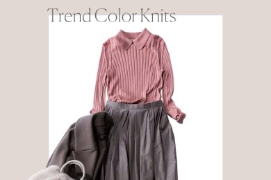 ハデ見えせず垢抜ける！40代にちょうどいい「カラーニット」コーデ４選