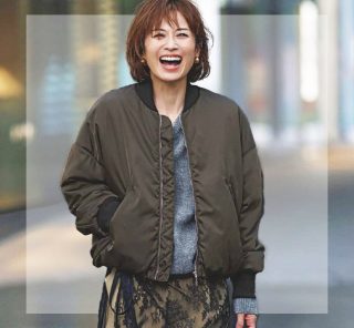 今年の春は「大人ブルゾン」が大本命！40代が女っぽく着られる〈色＆丈〉３選