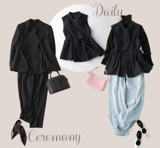 40代ママの卒入学式、2026年の正解は？着回し前提の「セレモニー服」〈コーデ6選〉