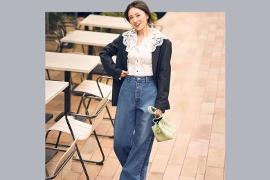 今年は「レース×デニム」が正解。 40代の“頑張ってないのに可愛い”コーデ