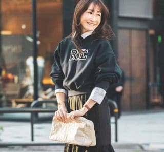 「スウェットが可愛い！」と話題。40代がハマる韓国ブランド「RECTO」〈オシャレSNAP〉