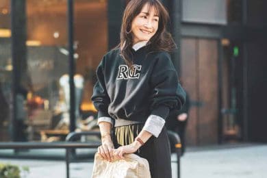 「スウェットが可愛い！」と話題。40代がハマる韓国ブランド「RECTO」〈オシャレSNAP〉