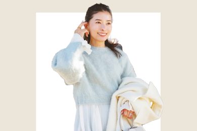 冬のニットが“春印象”に！オシャレ40代の「3月のニットコーデ」SNAP4選