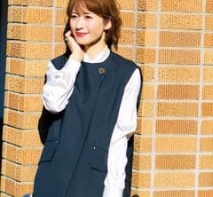 卒業式→入学式で「ジレセットアップ」着回し。40代の“本命ブランド”なら自信を持てる！