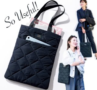 【4月号増刊の“神”付録♡】 卒入学式にも使える！進化した〈TATRASコラボ・軽ふわバッグ〉