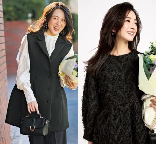 【マシュマロ体型におすすめ！】40代の『卒入学式すっきり見えコーデ』〈3選〉