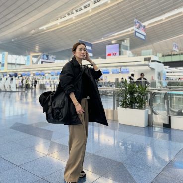 旅行に必須の大容量バッグでフロリダの夢の国ワールドへ！【モデル私服コーデ】