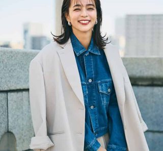 この春いちばん洒落るトータルコーデ「映えスカート×ジャケット」３選。キレイめ派40代に！