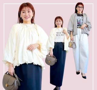 【40代の春アウター】雨の日も使える！きれいめ派のためのブルゾン着回し〈2選〉